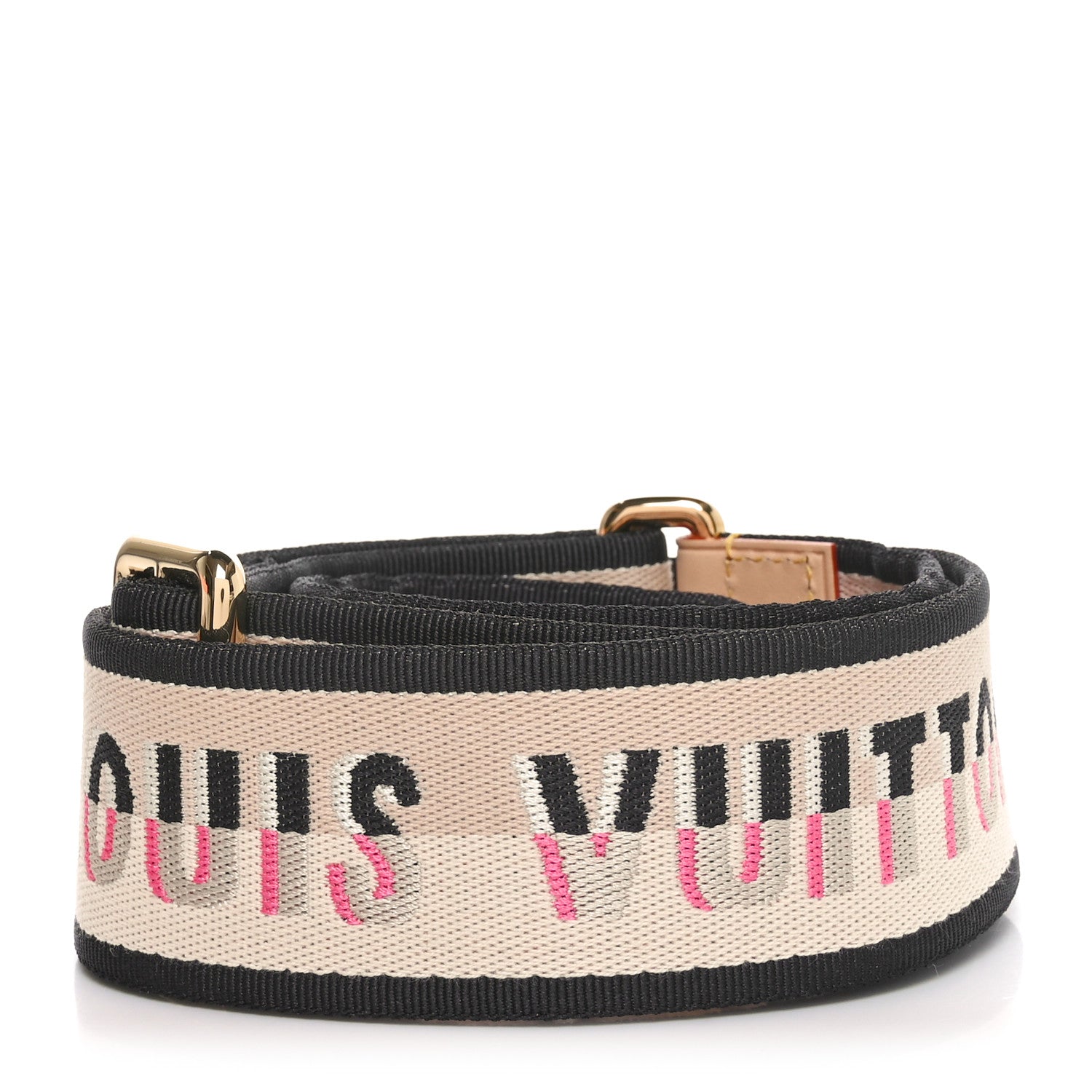 Louis Vuitton Jacquard Speedy Bandouliere 20 Shoulder Strap Black 2 of 4