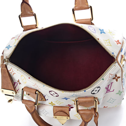 Louis Vuitton Monogram Multicolor Speedy 30 White 5 of 11
