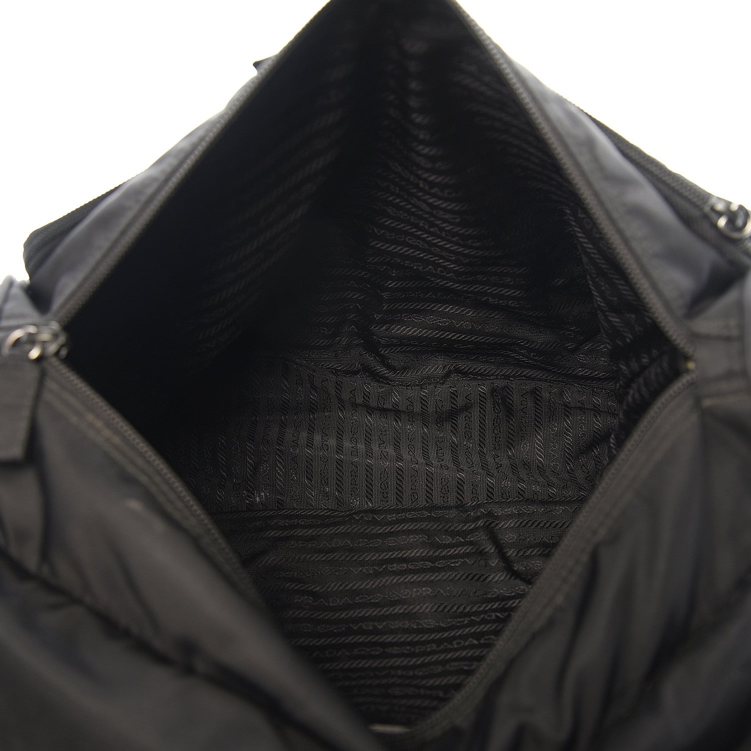 Prada Nylon Vela Sport Messenger Bag Black 4 of 12