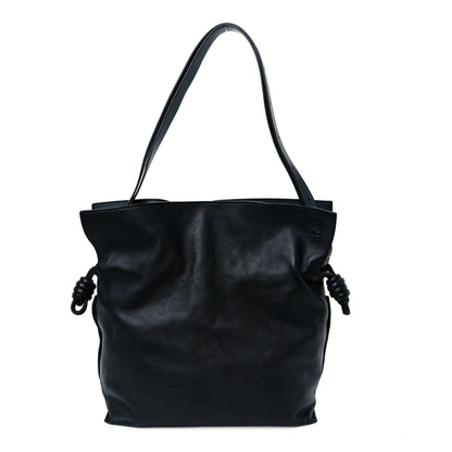 Loewe Calfskin Large Flamenco Knot Bag Black 1 of 10