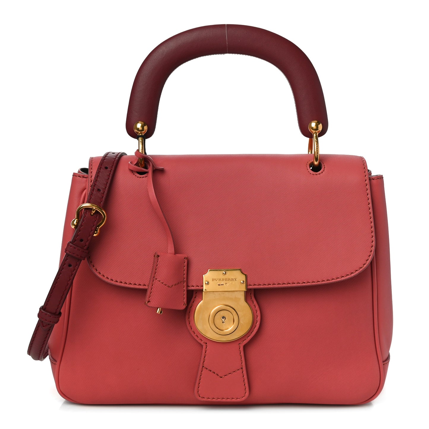 Trench Calfskin Medium DK88 Top Handle Bag Blossom Pink