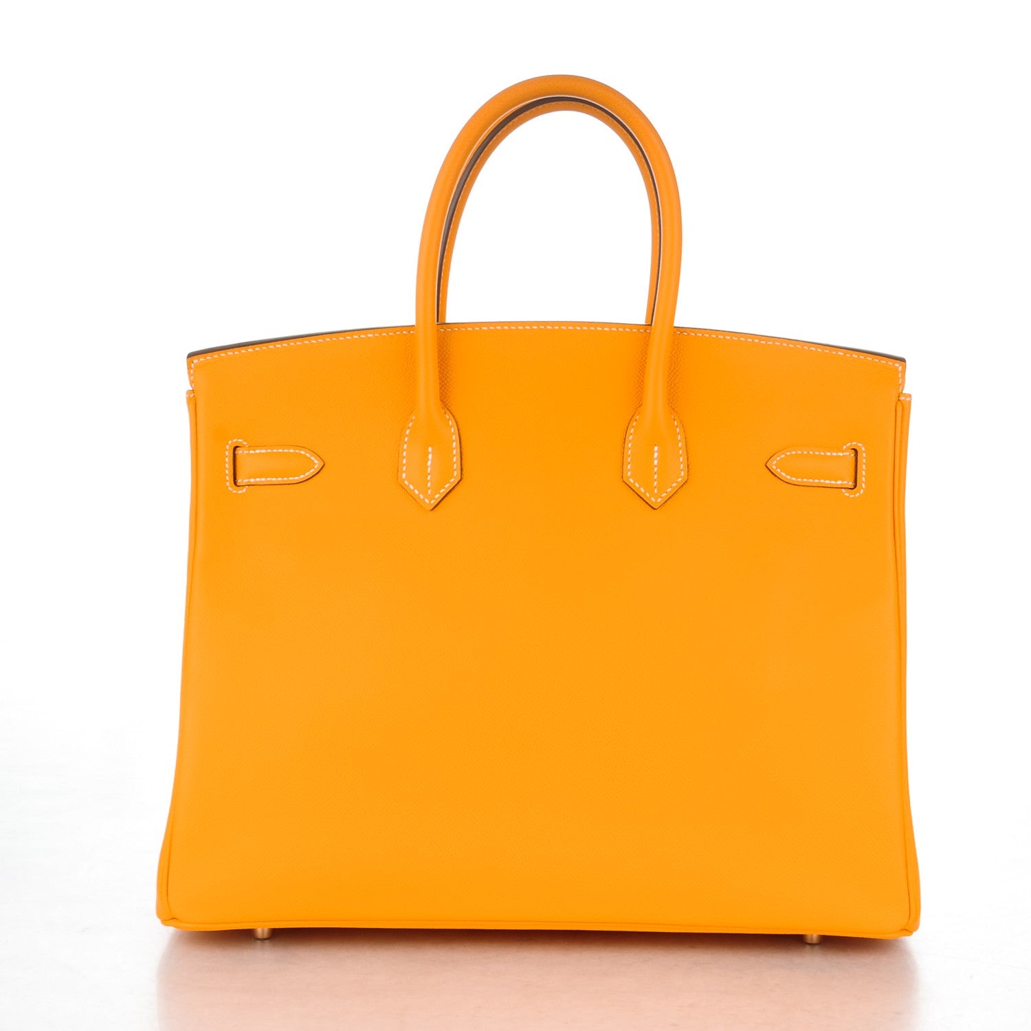 Hermes Epsom Candy Birkin 35 Jaune D'Or Potiron 4 of 25