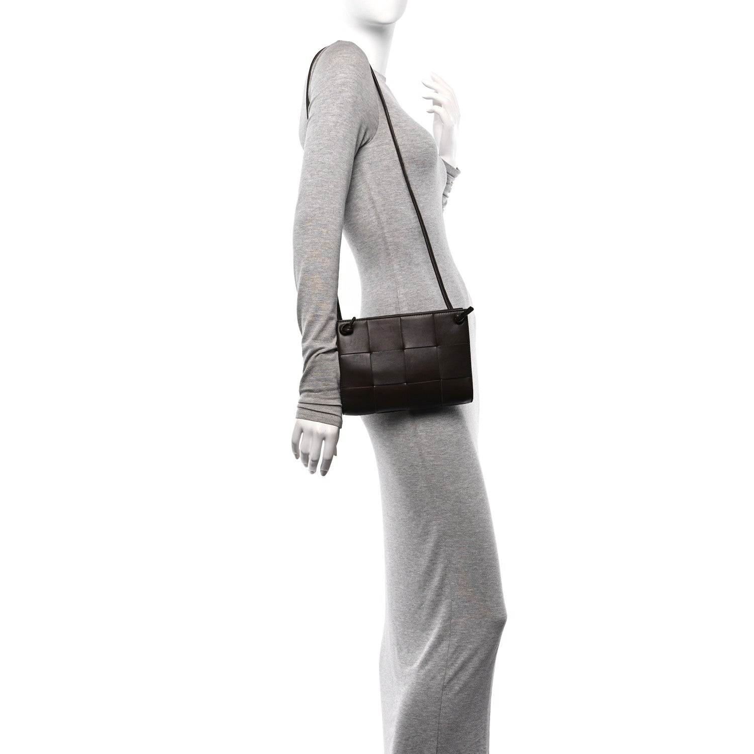 Bottega Veneta Lambskin Intreccio Mini Cassette Bag Light Brown 2 of 9