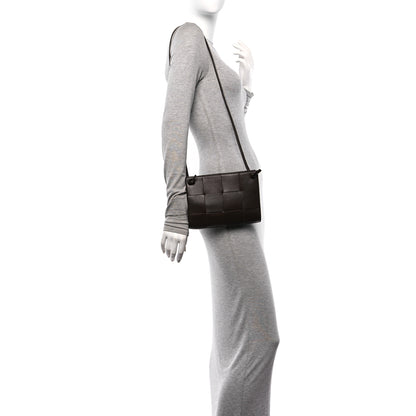 Bottega Veneta Lambskin Intreccio Mini Cassette Bag Light Brown 2 of 9