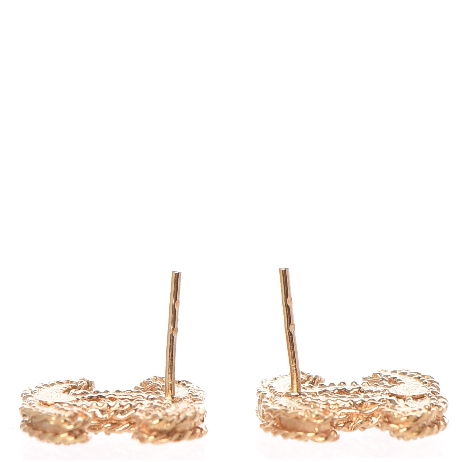 Chanel Metal CC Rope Earrings Gold 4 of 6