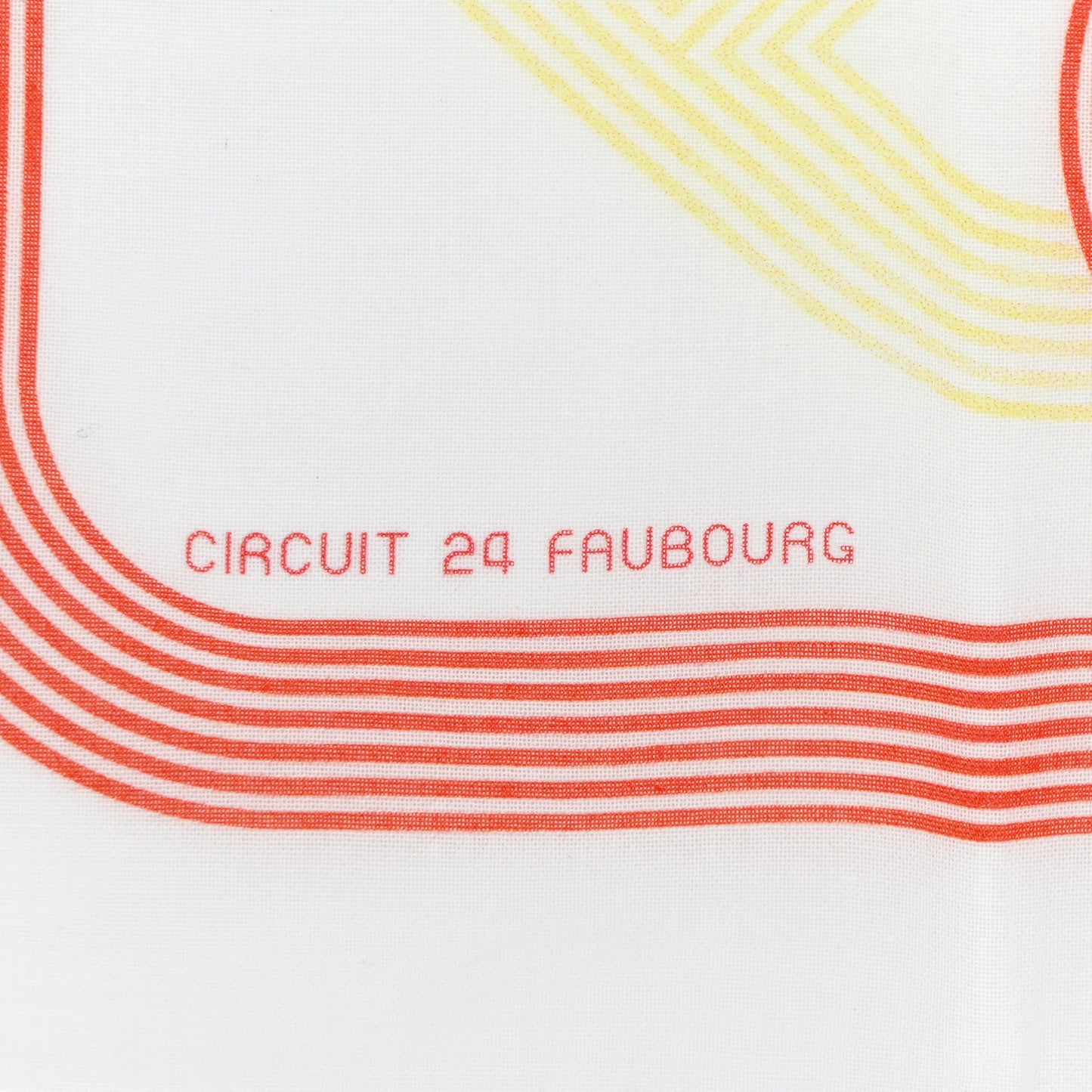 Silk Circuit 24 Faubourg Pocket Square Scarf
