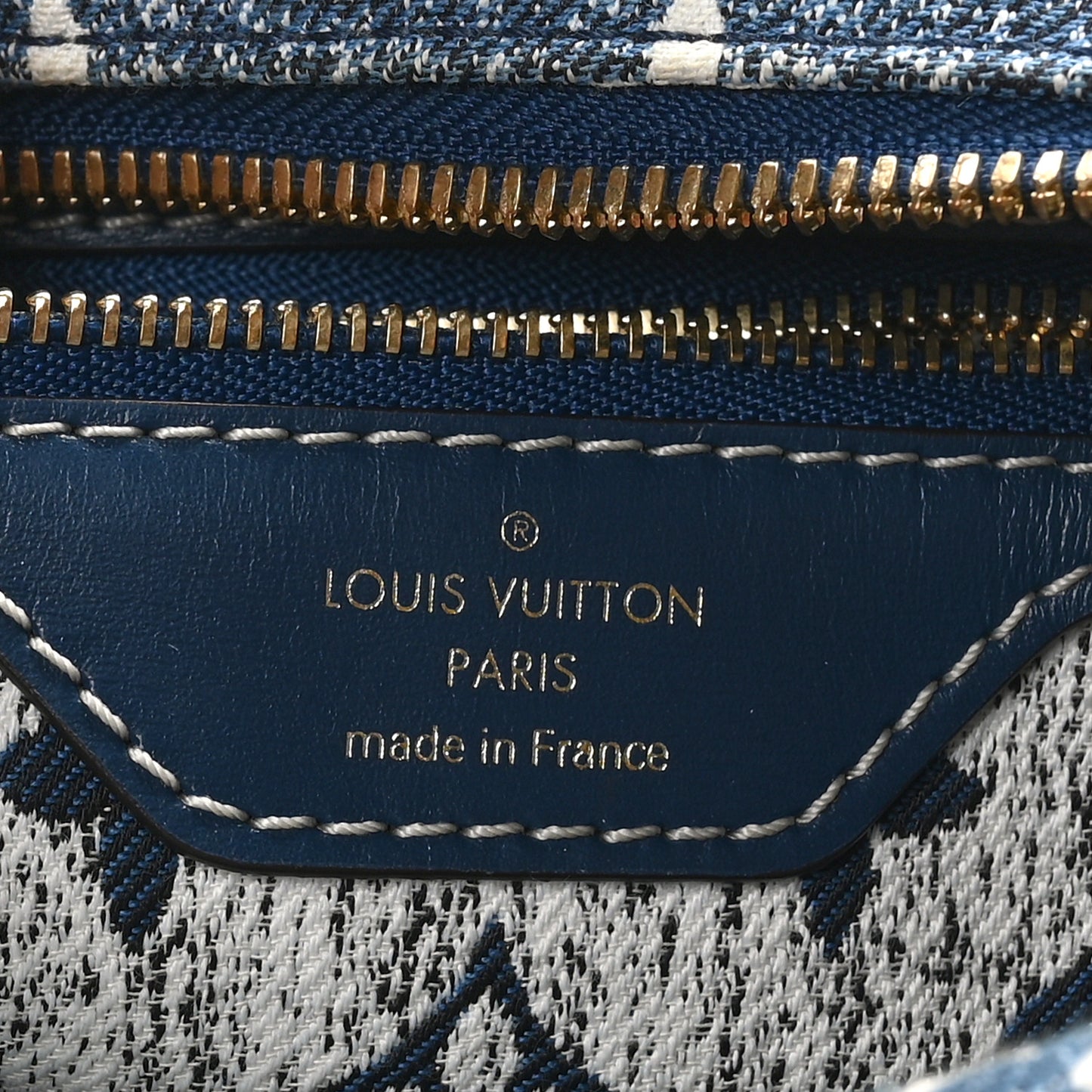 Monogram Jacquard Denim Speedy Bandouliere 25 Bleu