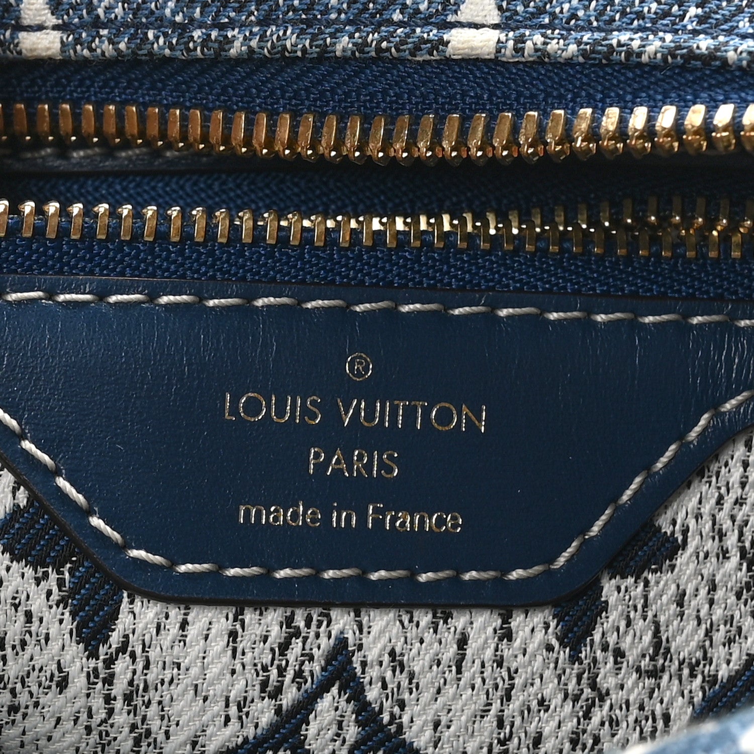 Louis Vuitton Monogram Jacquard Denim Speedy Bandouliere 25 Bleu 6 of 9