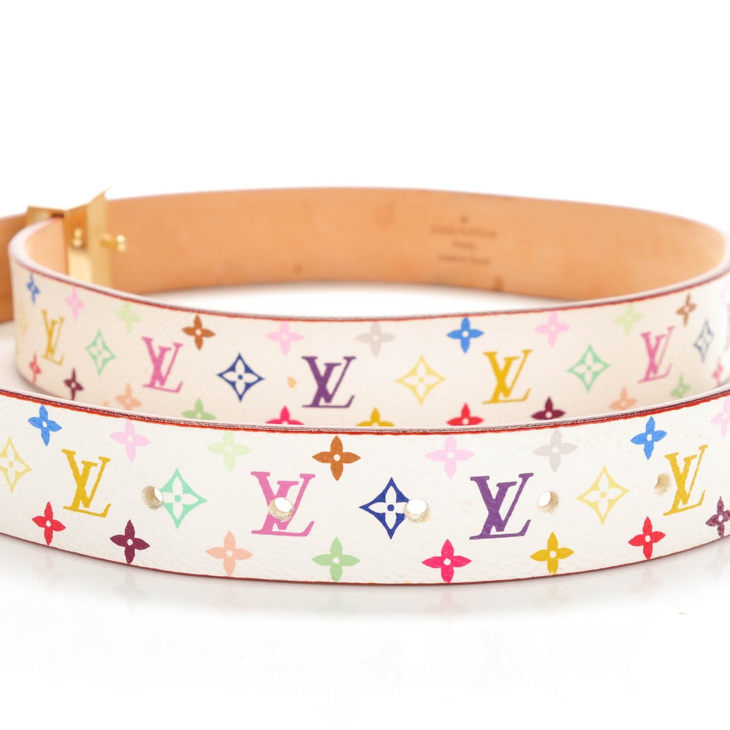 Monogram Multicolor Ceinture Belt 90 36 White