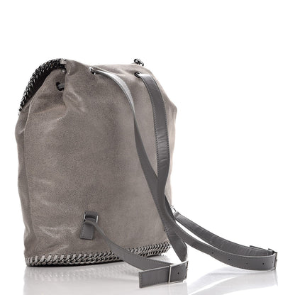 Stella McCartney Shaggy Deer Falabella Backpack Grey 3 of 9