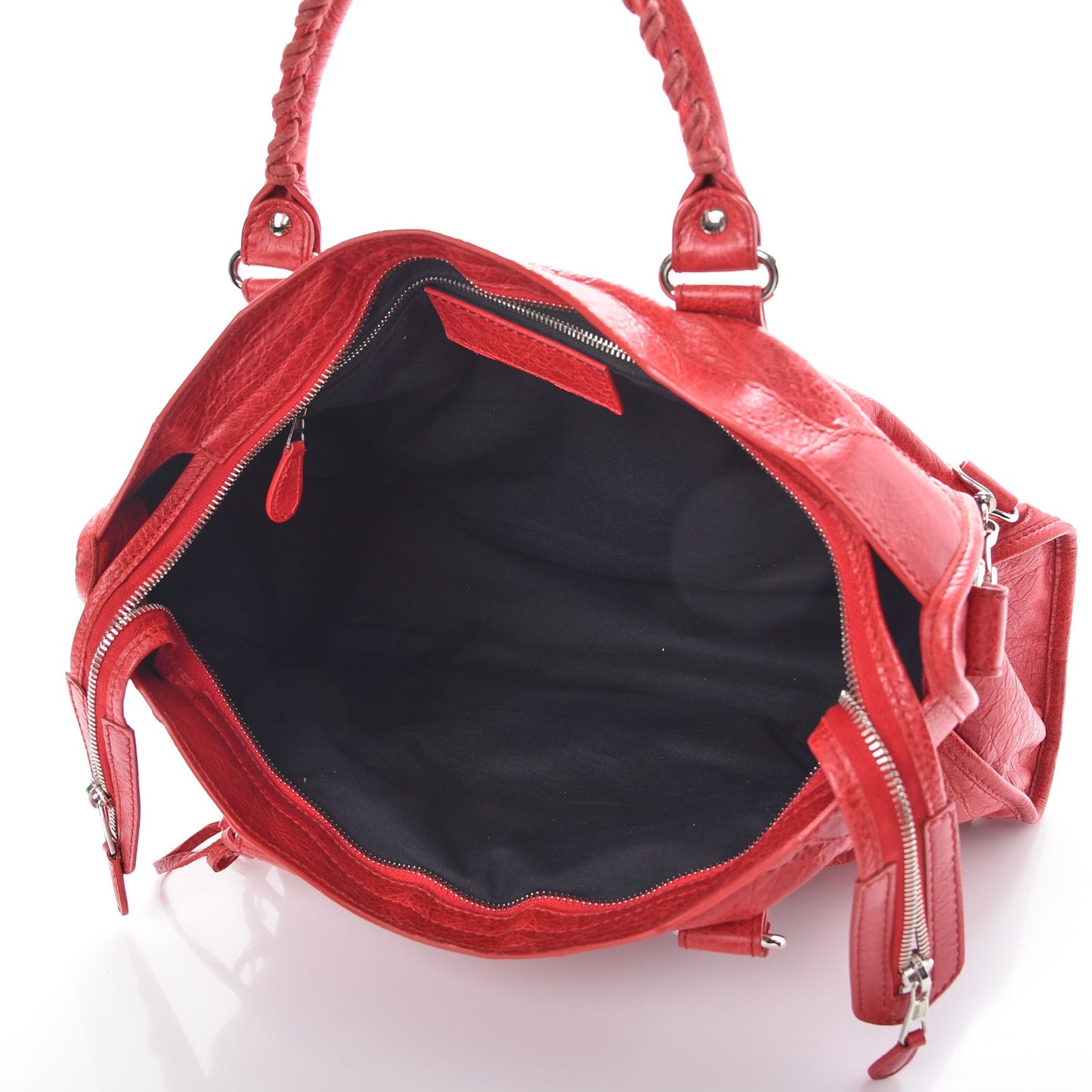 Agneau Giant 12 Silver Hardware City Coquelicot