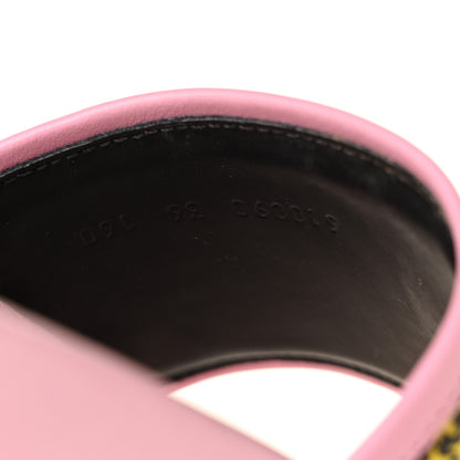 Gucci GG Supreme Monogram Psychedelic Slide Sandals 36 Black Multicolor Sugar Pink 7 of 8