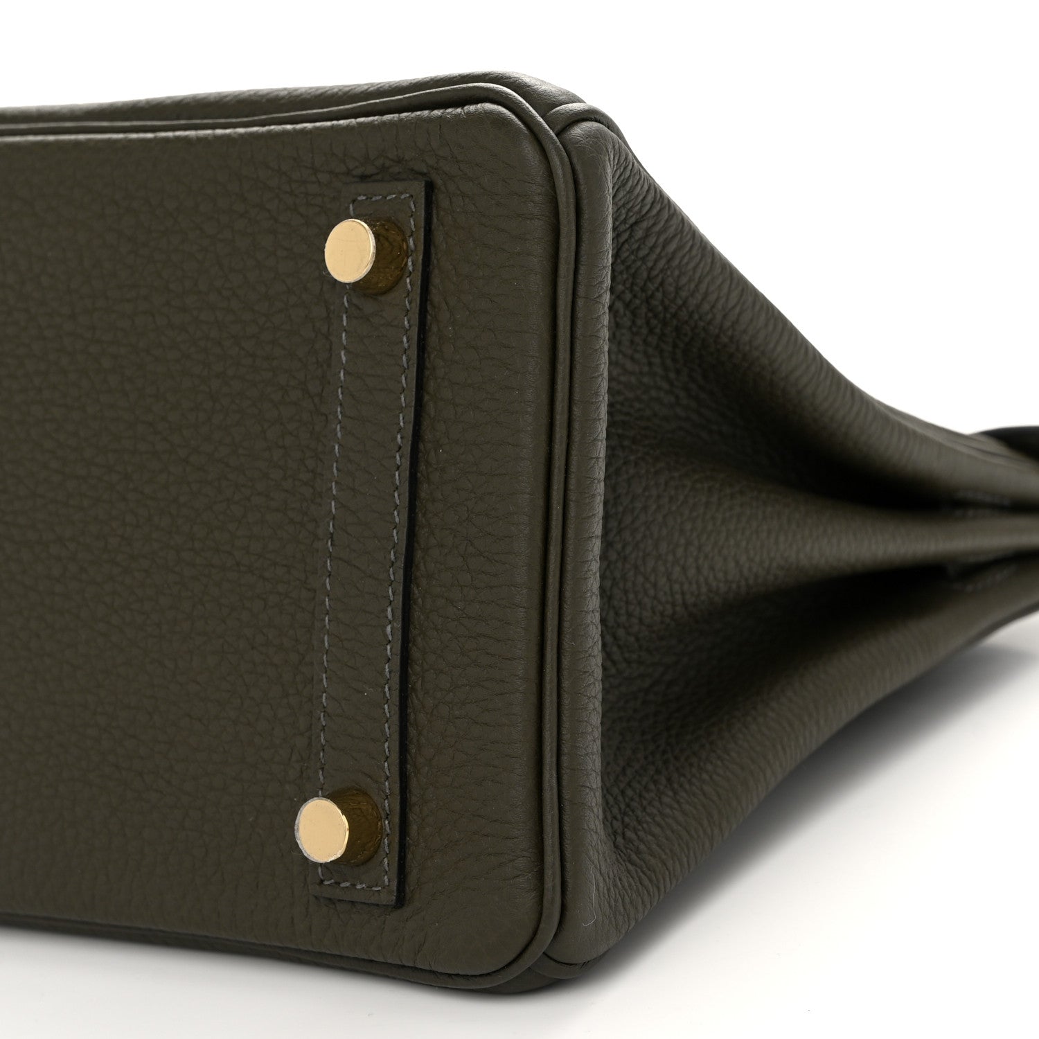 Hermes Togo Birkin 25 Vert De Gris 10 of 11