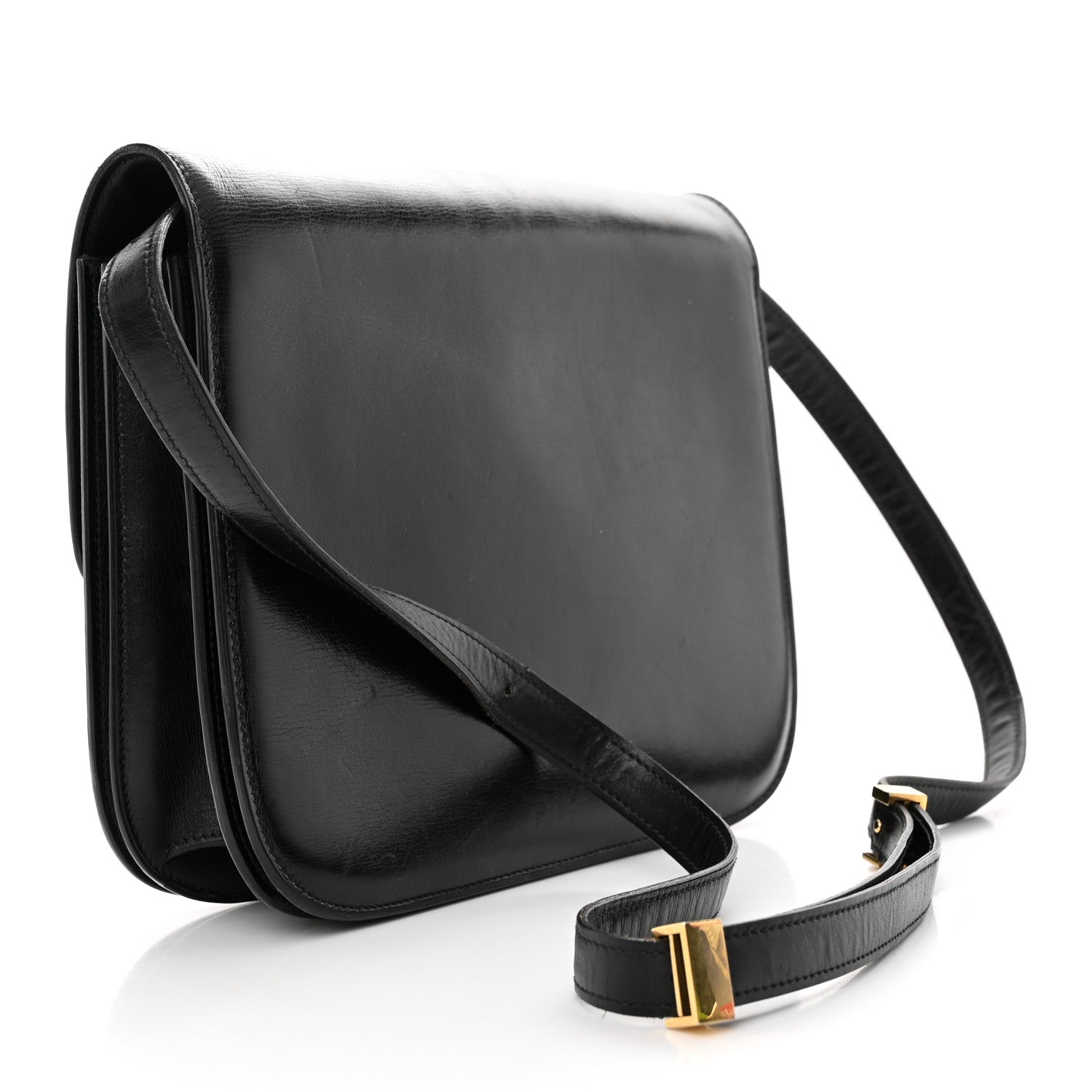 Celine Box Calfskin Medium Classic Box Flap Bag Black 3 of 16