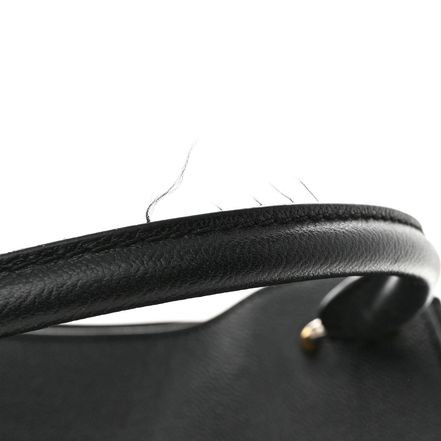 Burberry Soft Grain Calfskin Medium Buckle Tote Black 10 of 16