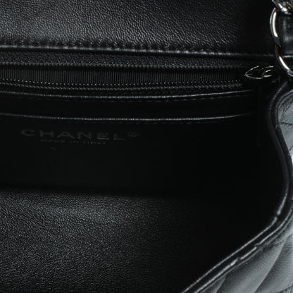 Chanel Lambskin Quilted Mini Square Flap Black 5 of 7