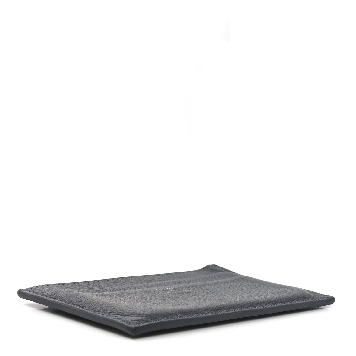 Hermes Evercolor Citizen Twill Card Case Gris Meyer 1755036