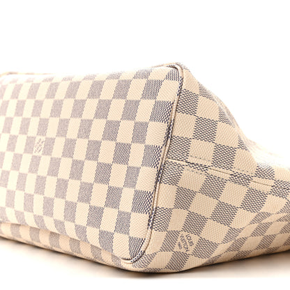 Louis Vuitton Damier Azur Neo Neverfull MM Rose Ballerine 10 of 10