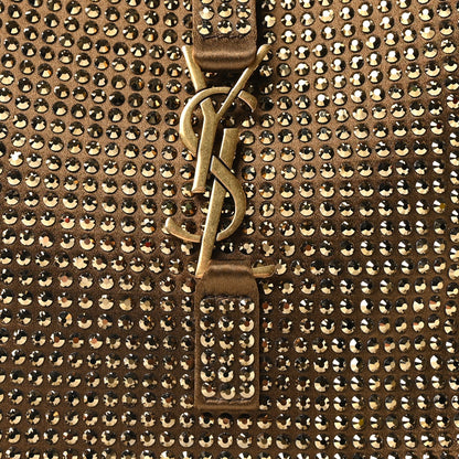 Saint Laurent Satin Crystal Baby Le 5 A 7 Supple Hobo Astres 8 of 10