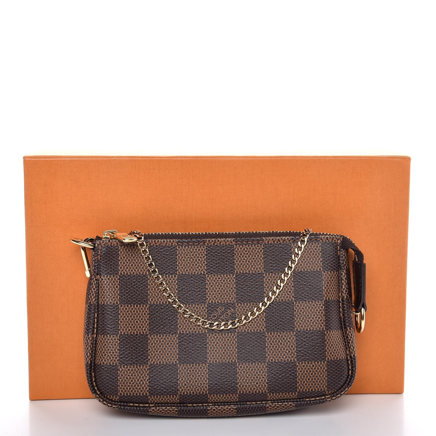Louis Vuitton Damier Ebene Mini Pochette Accessories 8 of 8