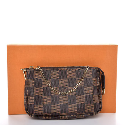 Louis Vuitton Damier Ebene Mini Pochette Accessories 8 of 8