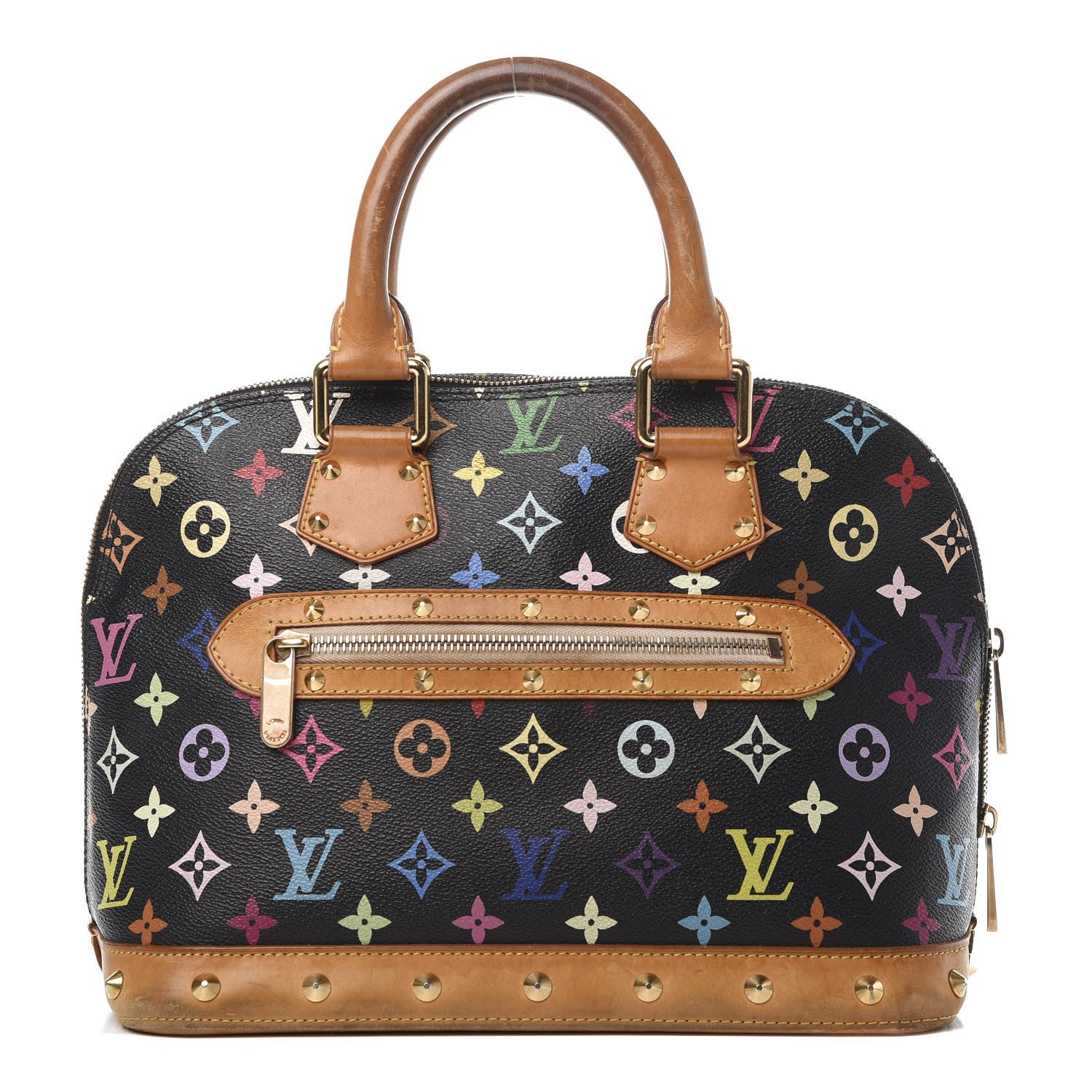 Louis Vuitton Monogram Multicolor Alma Black 1 of 12