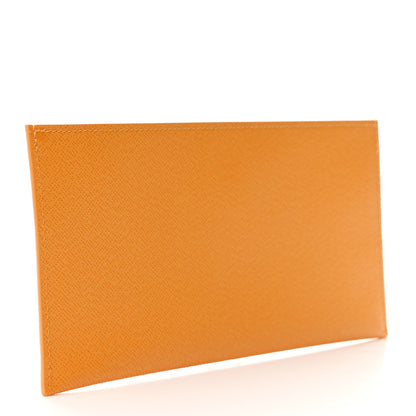 Louis Vuitton Calfskin Felicie Card Holder Insert Saffron Yellow 3 of 6