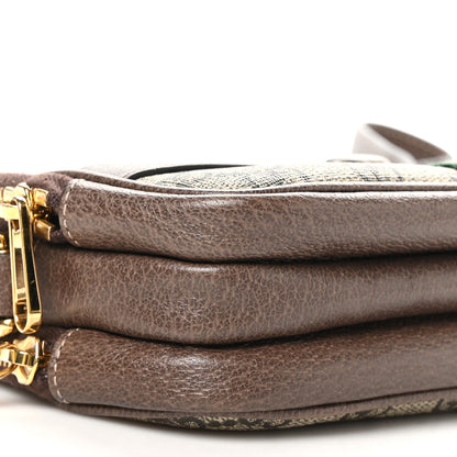 Gucci GG Supreme Monogram Web Mini Ophidia GG Bag Brown 8 of 10