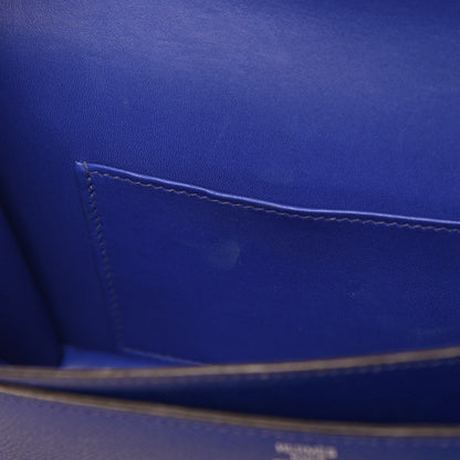 Hermes Epsom Constance Elan 25 Bleu Electrique 8 of 18
