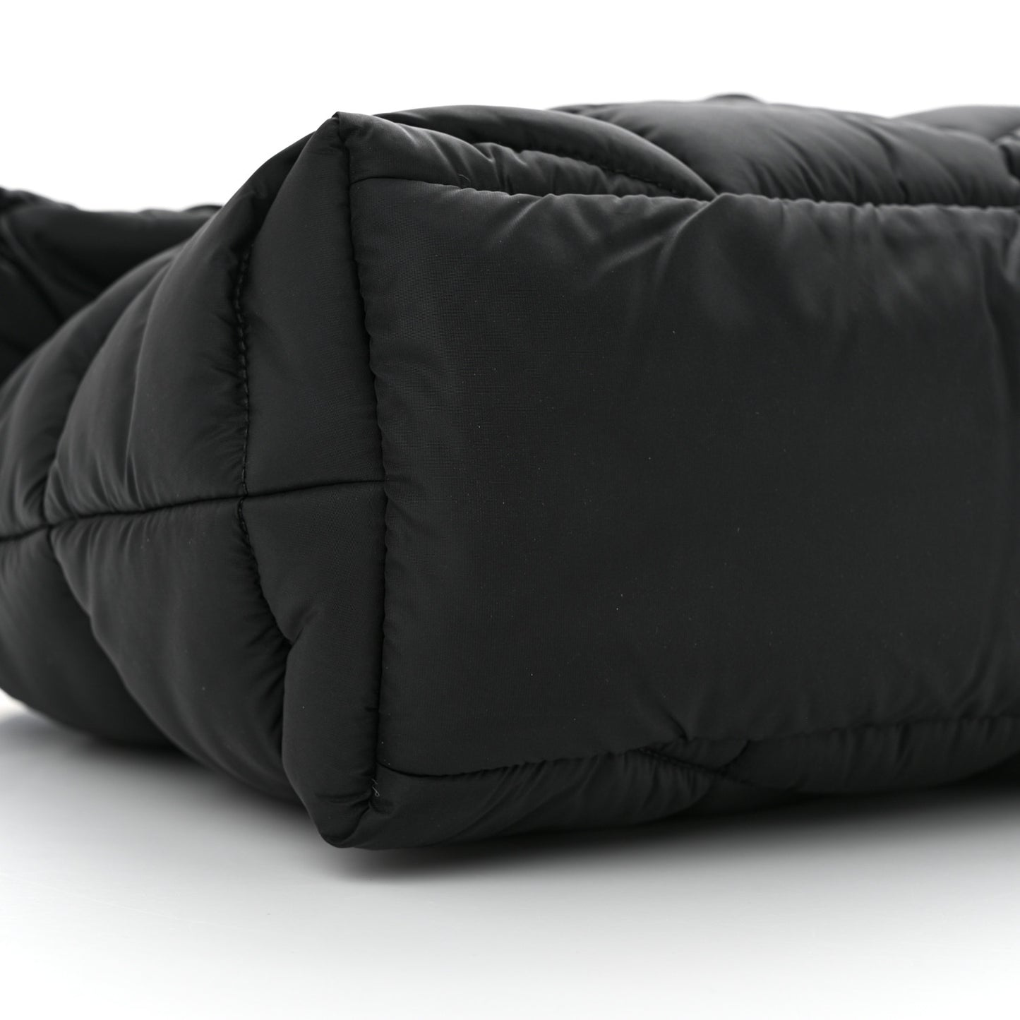 Econyl Nylon Lou Puffer Messenger Black