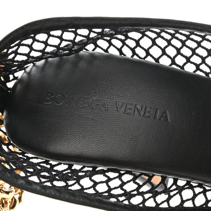 Bottega Veneta Mesh Nappa Chunky Chain Sandals 39 Black 7 of 8
