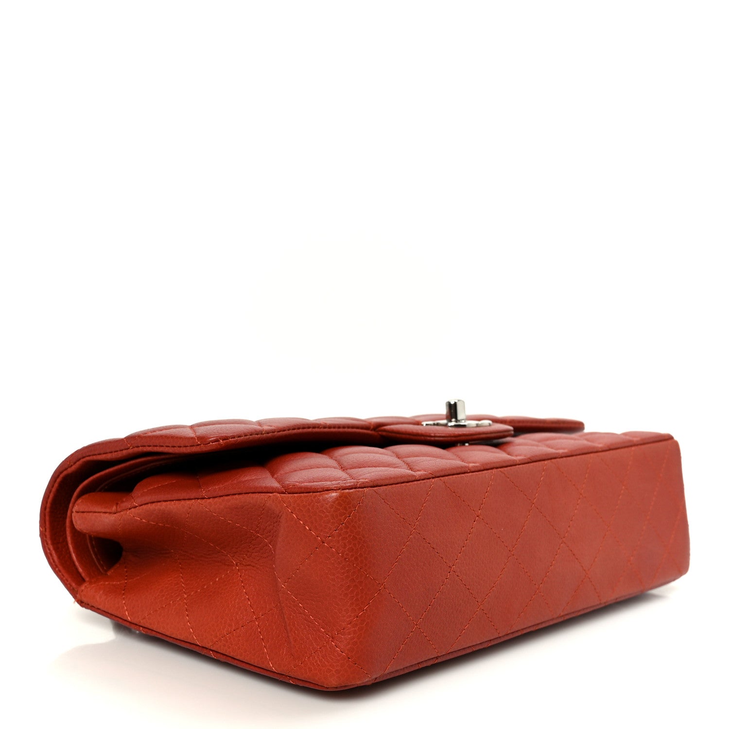 Chanel Caviar Quilted Medium Double Flap Red 4 of 11