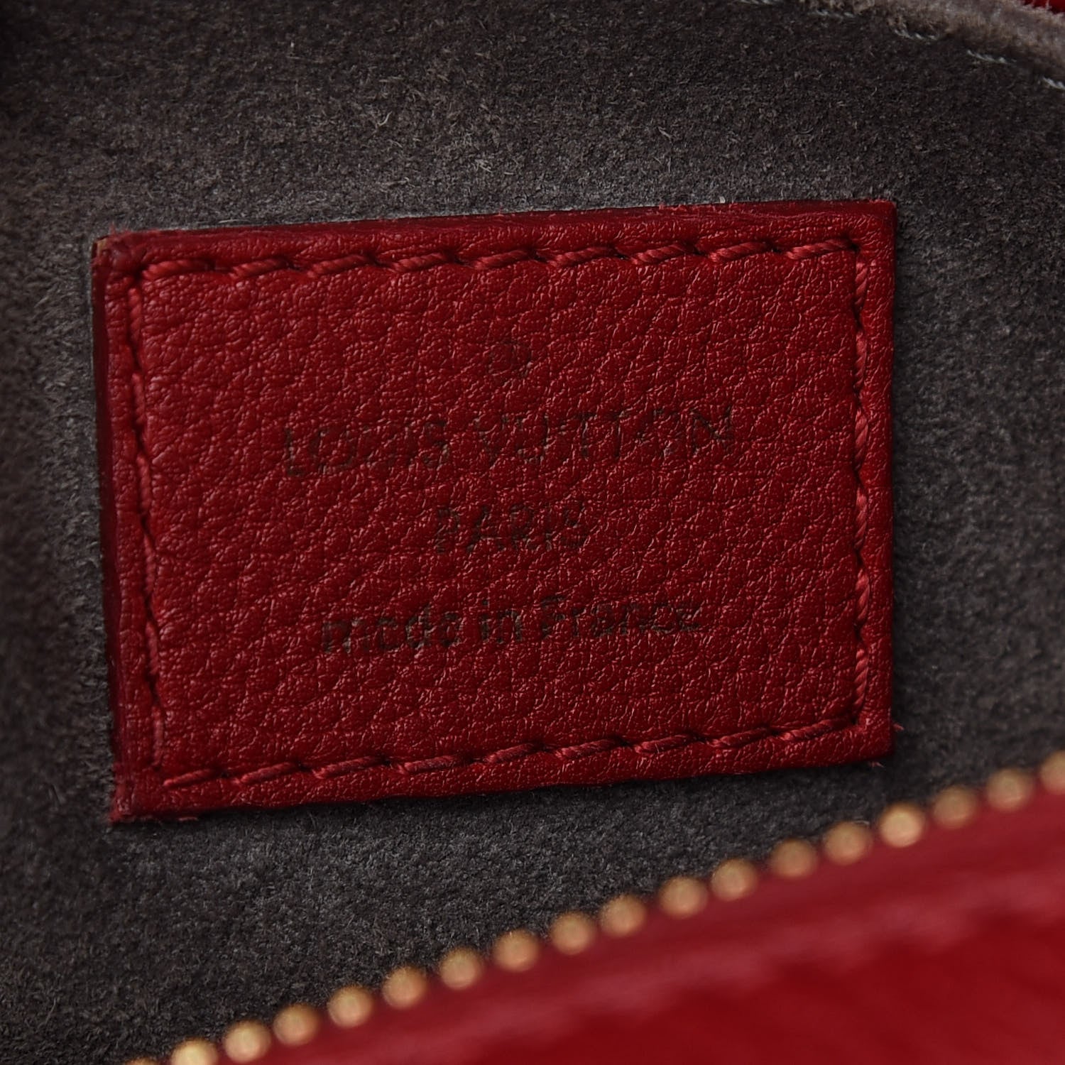 Louis Vuitton Veau Cachemire SC Bag PM Cherry 6 of 13