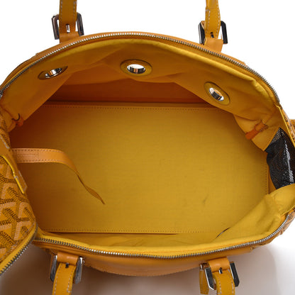 Goyard Goyardine Sac Hulot Pet Carrier PM Yellow 6 of 14