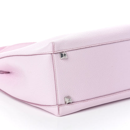 MCM Grained Calfskin Sarah Medium Visetos Hobo Prism Pink 8 of 10