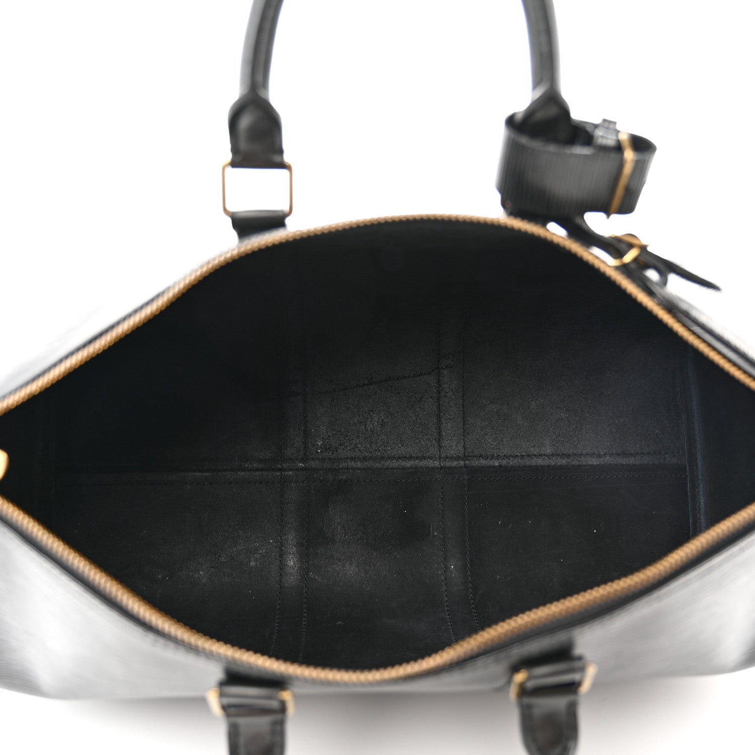 Louis Vuitton Epi Keepall 45 Black 5 of 19