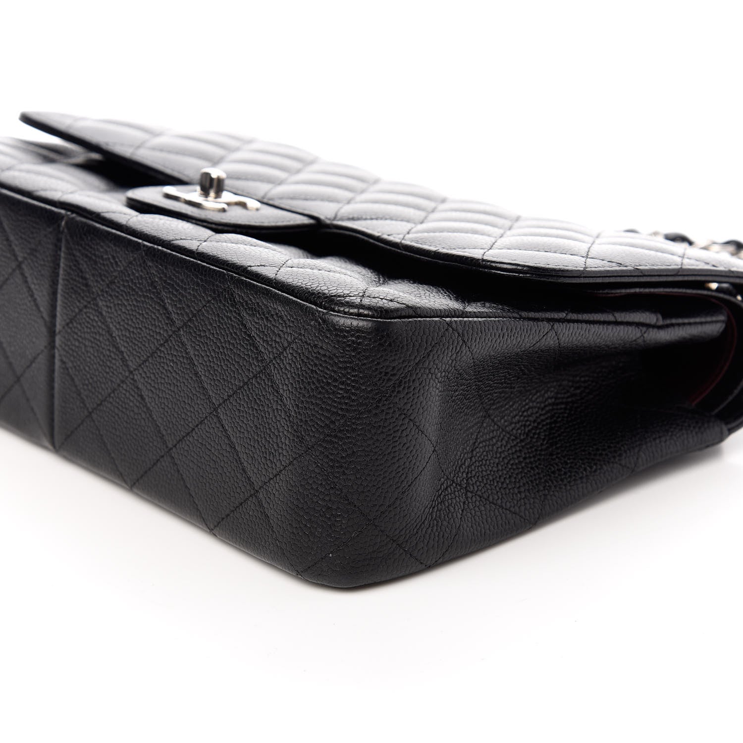Chanel Caviar Quilted Jumbo Double Flap Black 9 of 9