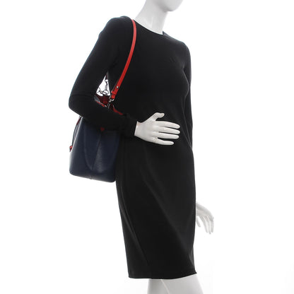 Louis Vuitton Epi Neonoe Indigo Coquelicot 2 of 10