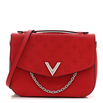 Louis Vuitton Calfskin Monogram Very Messenger Rubis Red 1 of 9