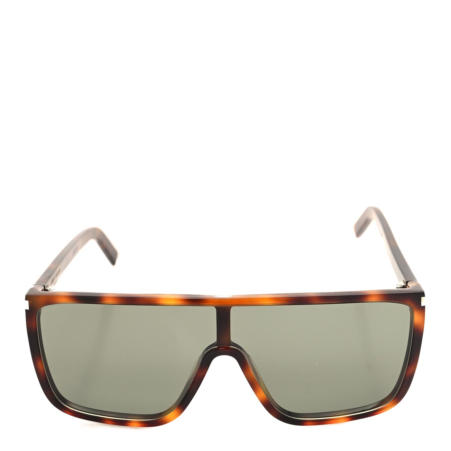 Metal SL 364 Mask Sunglasses Tortoise