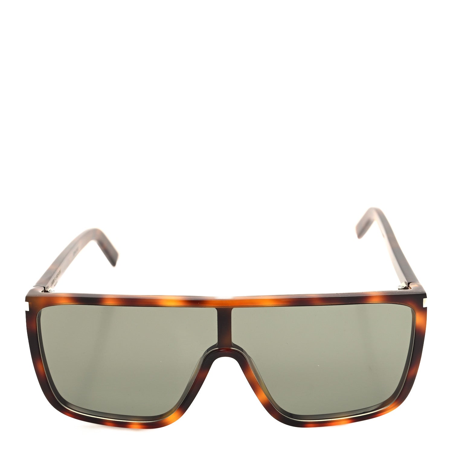 Saint Laurent Metal SL 364 Mask Sunglasses Tortoise 2 of 6