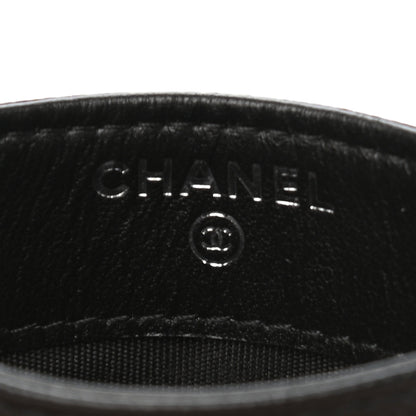 Chanel Caviar Quilted Boy Card Holder Black 5 of 7