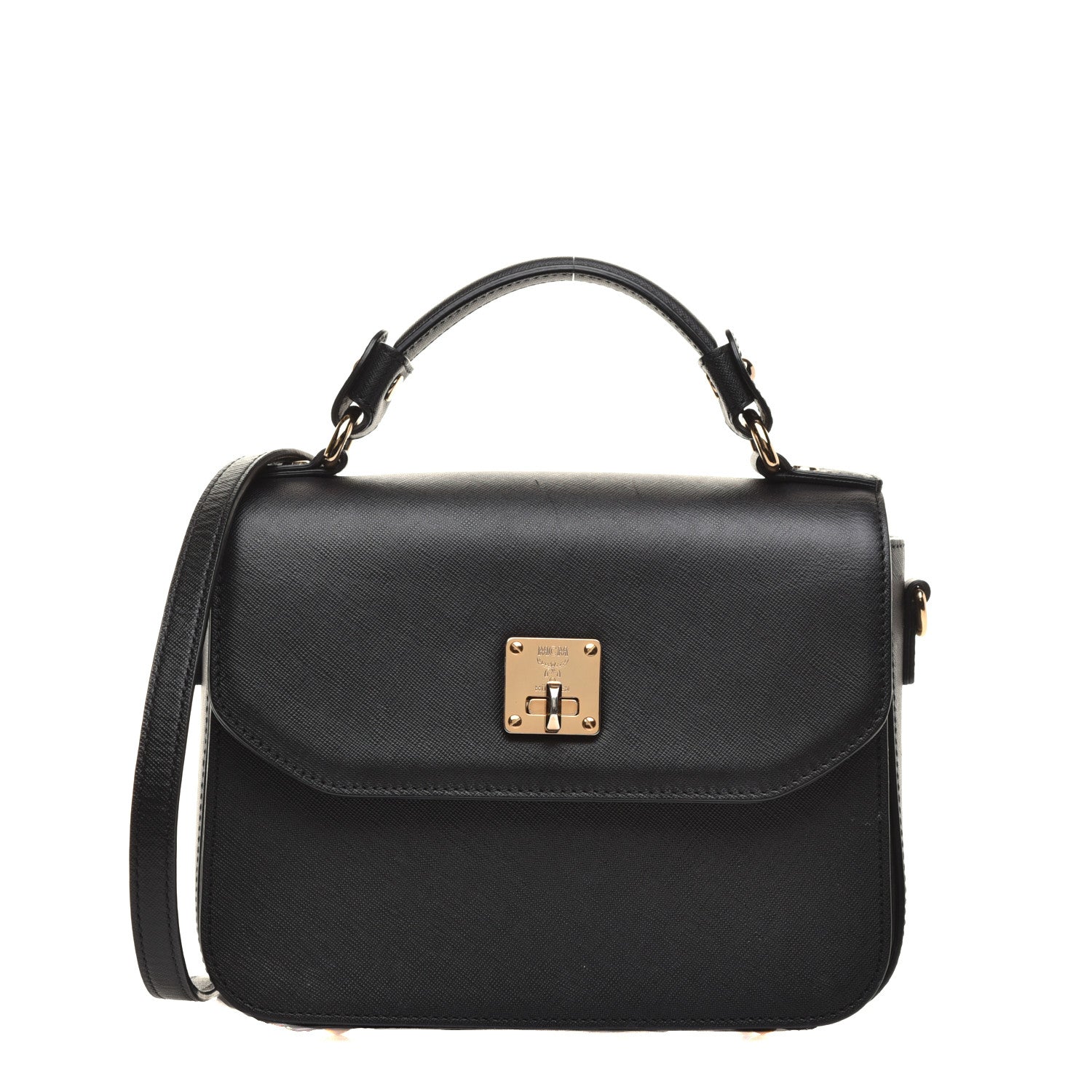 MCM Saffiano Milla Crossbody Black 1 of 9