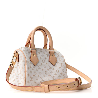 Louis Vuitton Monogram Mini Jacquard Speedy Bandouliere 20 Mastic Cream 3 of 9
