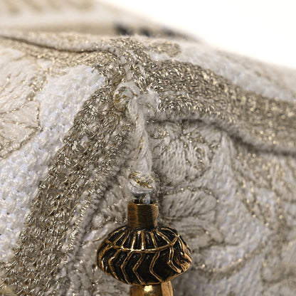 Christian Dior Canvas Embroidered Reve d'Infini Small D-Bubble Bucket Bag Gold 13 of 14