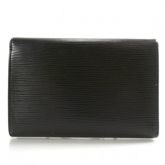 Epi Porte Tresor Etui Papiers Wallet Black
