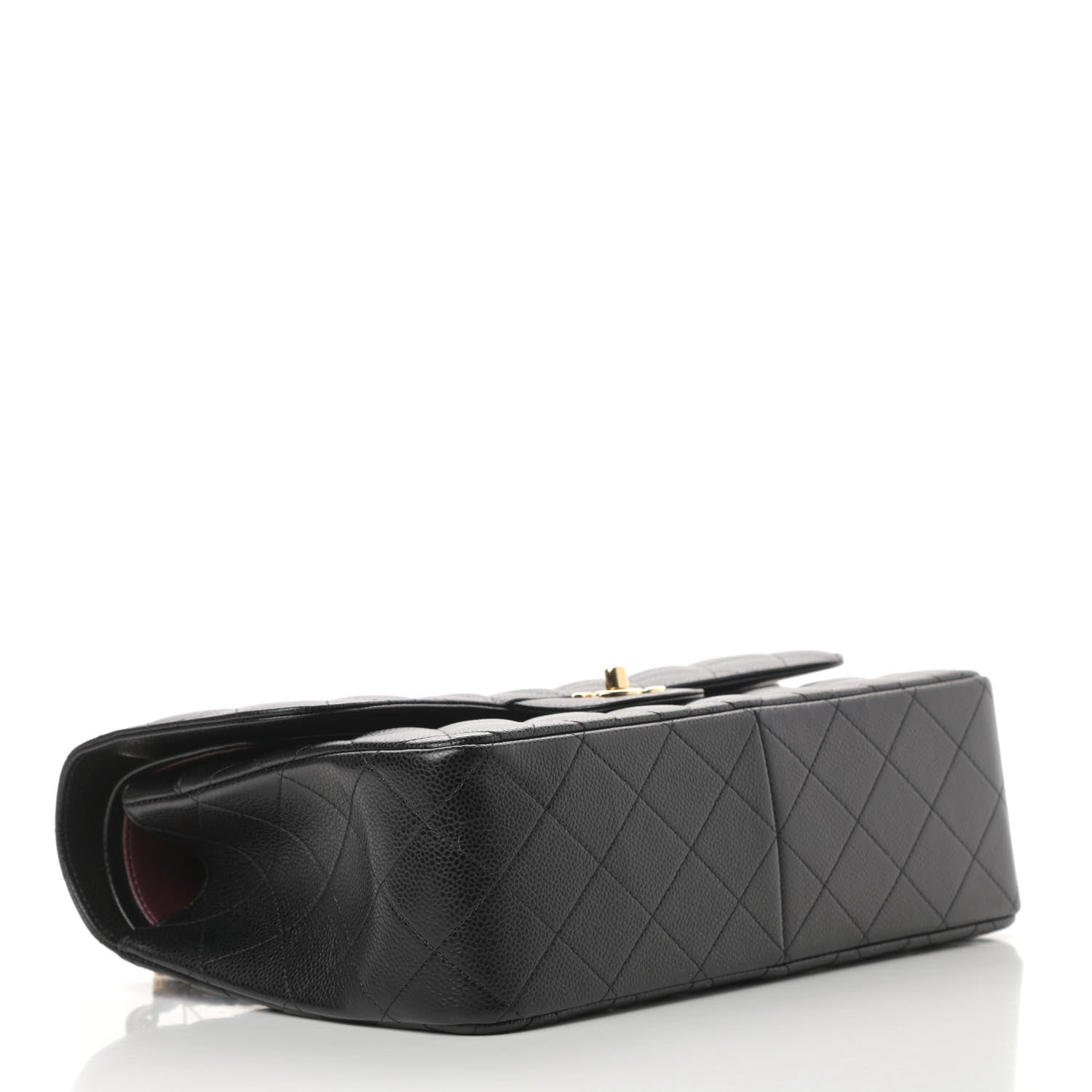 Chanel Caviar Quilted Jumbo Double Flap Black 4 of 12