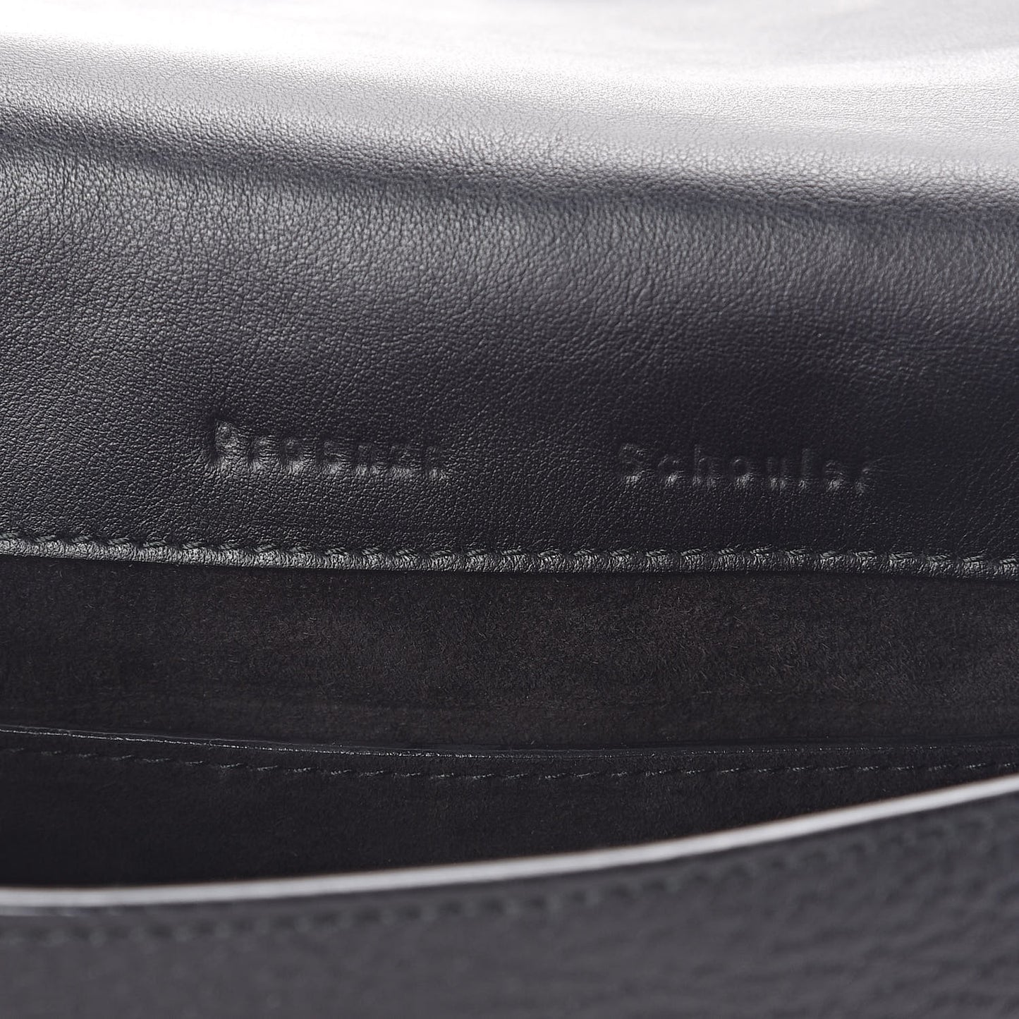Pebbled Calfskin Extra Small Courier Black