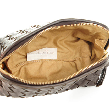 Bottega Veneta Nappa Intrecciato Cosmetic Case Ebano 5 of 8