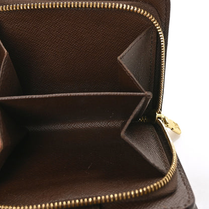 Louis Vuitton Damier Ebene Zippe Zipped Compact Wallet 4 of 6